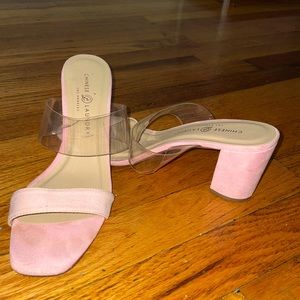Chinese Laundry Pink/Clear Summer Pumps